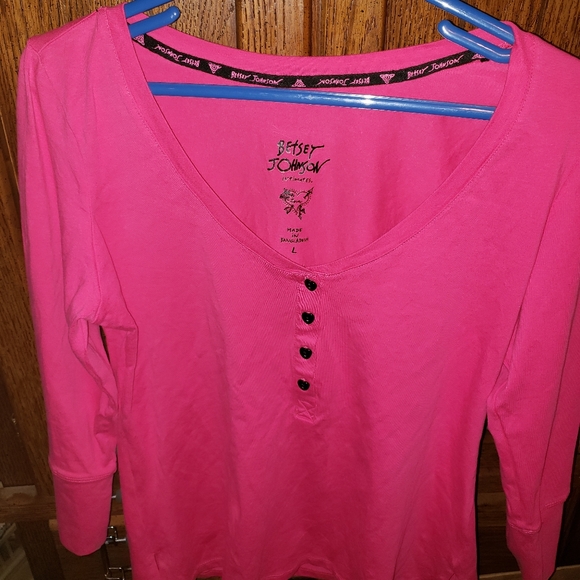 Betsey Johnson Top Size L - Picture 1 of 3